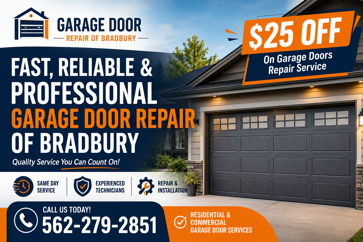Garage Door of Bradbury