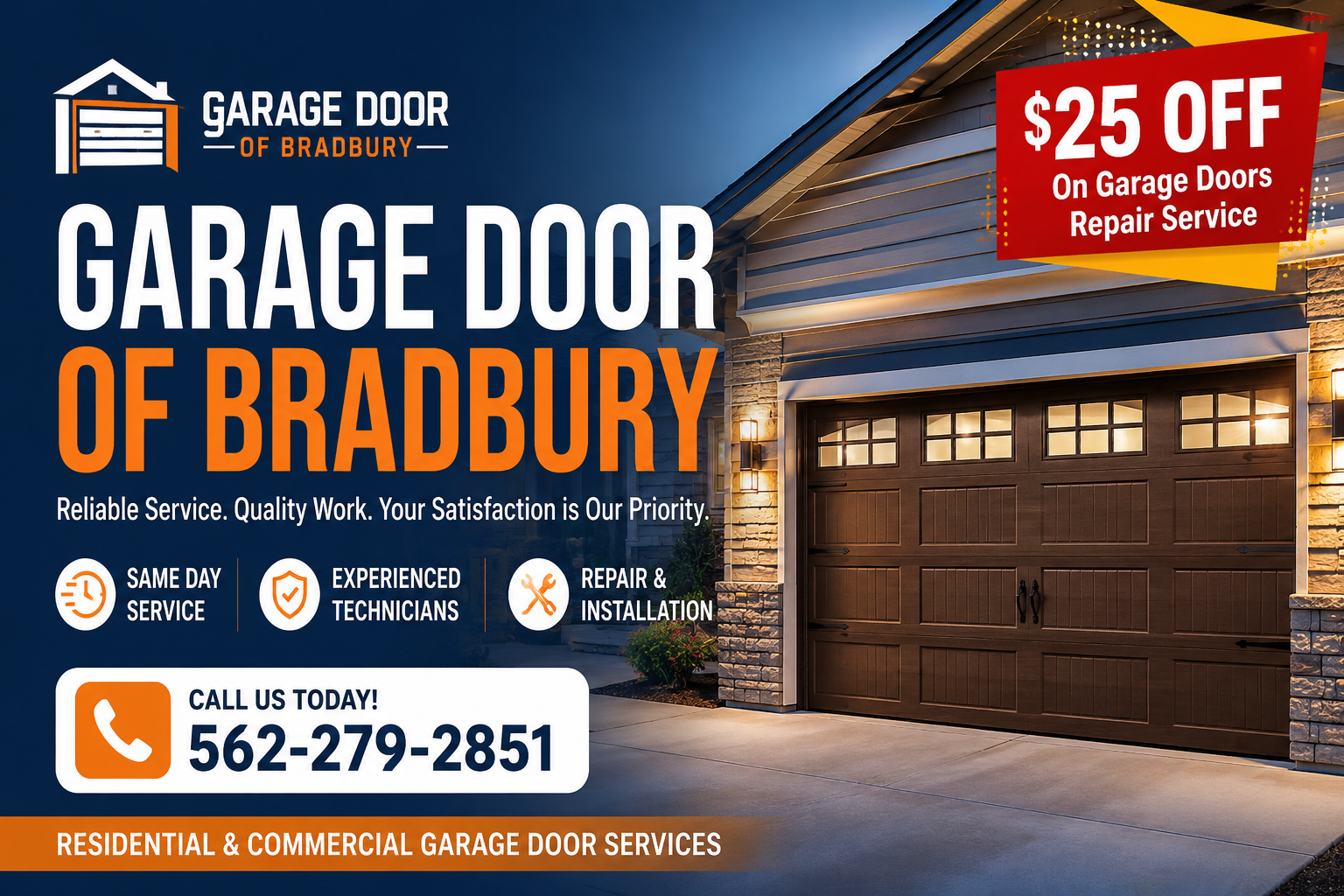 Garage Door of Bradbury